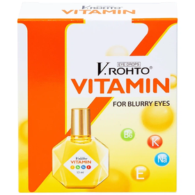 Thuốc nhỏ mắt V.Rohto Vitamin cải thiện tình trạng giảm thị lực, mắt mờ (13ml)