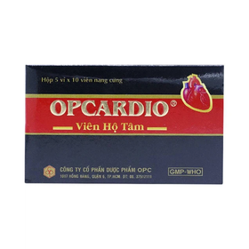 Thuốc Opcardio Phòng Ngừa Và Điều Trị Các Chứng Đau Thắt Ngực (Hộp 5 Vỉ X 10 Viên)