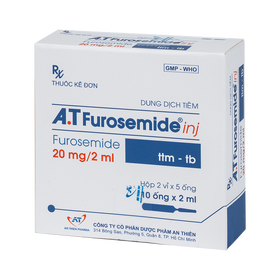 Thuốc A.T Furosemide inj điều trị phù nề (10 ống x 2ml)