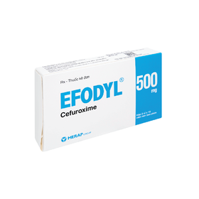 Thuốc Efodyl 500mg điều trị nhiễm khuẩn đường hô hấp (2 vỉ x 10 viên)