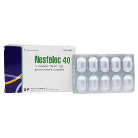 Thuốc Nesteloc 40 USP điều trị trào ngược dạ dày, thực quản (3vỉ x 10 viên)