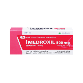 Thuốc Imedroxil 500mg Điều Trị Nhiễm Khuẩn (Hộp 1 Vỉ X 12 Viên)