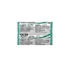 Thuốc Ocid 20mg trị loét tá tràng, loét dạ dày, viêm thực quản trào ngược (10 vỉ x 10 viên)