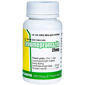 Thuốc Levomepromazin 25mg điều trị các bệnh lý tâm thần (100 viên)