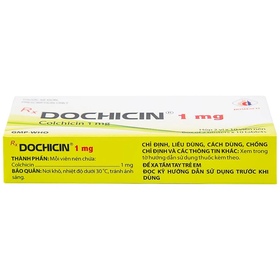 Thuốc Dochicin 1mg điều trị bệnh gút cấp tính (hộp 2 vỉ x 10 viên)