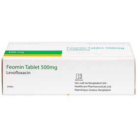 Thuốc Feomin 500mg điều trị nhiễm khuẩn (6 vỉ x 4 viên)