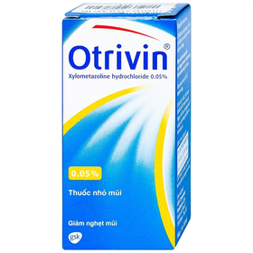 Thuốc Nhỏ Mũi Otrivin 0.05% Điều Trị Nghẹt Mũi, Sung Huyết Mũi Họng (Chai 10ml)