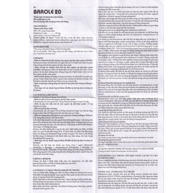 Thuốc Barole 20mg điều trị viêm loét do trào ngược dạ dày - thực quản (10 vỉ x 10 viên)