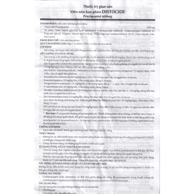 Thuốc Distocide Shinpoong Daewoo điều trị sán máng, sán lá gan nhỏ (1 vỉ x 4 viên)