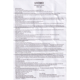 Thuốc Uvomo điều trị rối loạn tiêu hóa (10 vỉ x 10 viên)