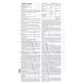 Hỗn dịch uống Motilium Janssen điều trị triệu chứng nôn và buồn nôn (100ml)