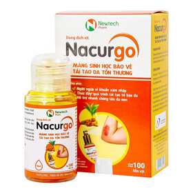 Dung dịch xịt bảo vệ da Nacurgo ngăn ngừa vi khuẩn xâm nhập, tái tạo tế bào da (12ml)