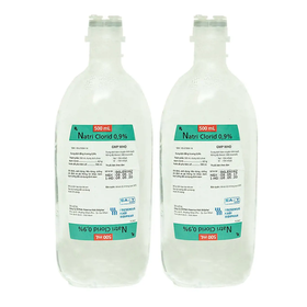 Dung dịch tiêm truyền Natri Clorid 0.9% Fresenius Kabi bổ sung điện giải và nước trong các trường hợp mất nước (500ml)