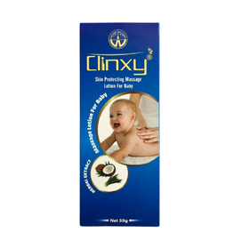 Gel dưỡng da cho bé Clinxy massage hằng ngày cho bé sau khi tắm giúp da bé mịn màng, hạn chế khô ráp ( 50g )