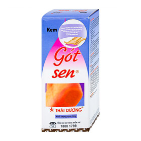 Kem Gót Sen Thái Dương hỗ trợ điều trị nứt gót chân, da chân tay (20g)