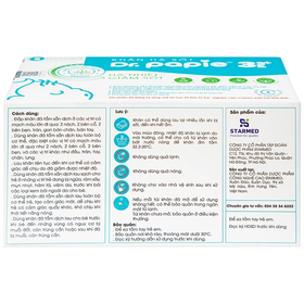 Khăn hạ sốt Dr.Papie 3mo+ hỗ trợ hạ nhiệt, giảm sốt an toàn cho bé (5 túi x 5 khăn)