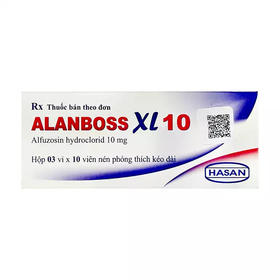 Thuốc Alanboss XL 10mg hỗ trợ điều trị triệu chứng chức năng của phì đại lành tính tuyến tiền liệt (Hộp 30 viên)