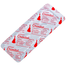 Thuốc đặt âm đạo Chimitol 500mg hỗ trợ điều trị viêm âm đạo do nấm (Hộp 2 viên)