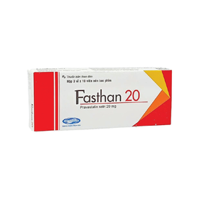 Thuốc Fasthan 20 Điều Trị Rối Loạn Lipid Máu, Dự Phòng Biến Cố Tim Mạch (Hộp 3 Vỉ X 10 Viên)