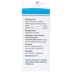 Thuốc nhỏ mắt Telodrop Hanlim điều trị chứng khô mắt (15ml)