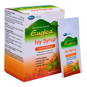 Siro Hỗ Trợ Giảm Ho Eugica Ivy Hộp 20 Gói