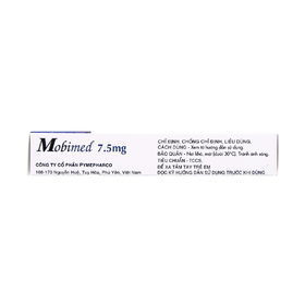 Viên nén Mobimed 7,5mg điều trị viêm khớp dạng thấp, viêm cột sống (2 vỉ x 10 viên)
