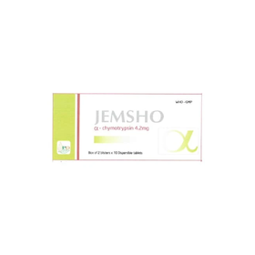 Thuốc Jemsho điều trị phù nề sau chấn thương, phẩu thuật, bỏng (6 vỉ x 10 viên)