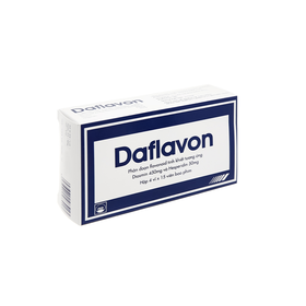 Thuốc Daflavon hỗ trợ điều trị triệu chứng liên quan đến suy tuần hoàn tĩnh mạch bạch huyết (Hộp 60 viên)