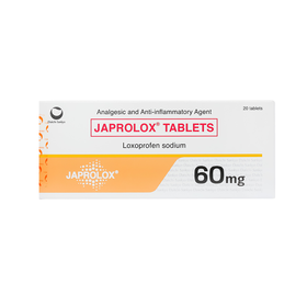 Viên nén Japrolox Tablets 60mg Daiichi điều trị viêm khớp dạng thấp mạn tính, viêm xương khớp (2 vỉ x 10 viên)