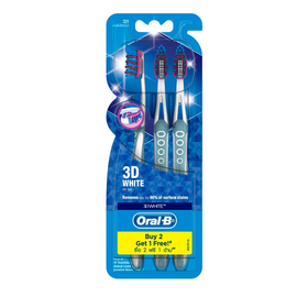 Bàn chải đánh răng Oral-B trắng sáng 3D White cao cấp