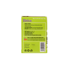 Thuốc Esha Mediplantex điều trị chứng nghẹt mũi, viêm mũi dị ứng, viêm xoang cấp và mạn tính (50 viên)