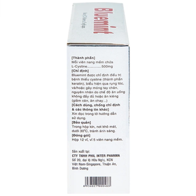 Thuốc Bluemint hỗ trợ điều trị viêm da, sạm da, tàn nhang (12 vỉ x 5 viên)