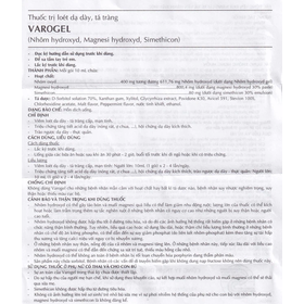 Thuốc VAROGEL S hỗ trợ điều trị viêm loét dạ dày (Hộp 20 gói)