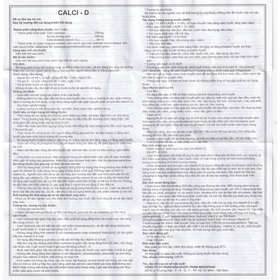 Thuốc Calci - D Mekophar bổ sung calci (Hộp 100 viên)