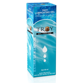 Dầu bôi trơn Troy Gel Cooling Malaysia hương bạc hà 50ml