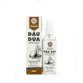 Dầu Dừa Đất Việt Bảo Vệ Sức Khoẻ Tim Mạch, Giảm Viêm Nhiễm Và Làm Đẹp (Chai 100ml)