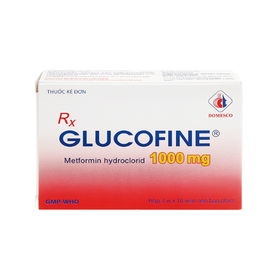 Thuốc Glucofine Domesco hỗ trợ điều trị đái tháo đường tuýp 2 (3 vỉ x 10 viên)