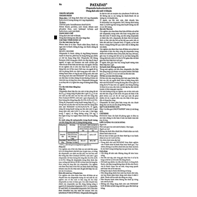 Thuốc nhỏ mắt Pataday 0,2% Alcon phòng ngừa và điều trị bệnh viêm kết mạc dị ứng (2,5ml)