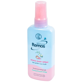 Xịt xua muỗi Remos hương Khuynh Diệp xua muỗi suốt 6 giờ cho bé từ 6 tháng tuổi (70ml)