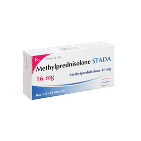 Thuốc Methylprednisolone STADA 16mg kháng viêm, ức chế miễn dịch (3 vỉ x 10 viên)