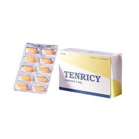 Viên nang mềm Tenricy 0.5mg điều trị triệu chứng phì đại tuyến tiền liệt lành tính (3 vỉ x 10 viên)