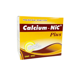 Dung dịch uống Calcium - NiC Plus bổ sung, phòng ngừa thiếu Canxi Dung dịch uống Calcium - NiC Plus bổ sung, phòng ngừa thiếu Canxi Dung dịch uống Calcium - NiC Plus bổ sung, phòng ngừa thiếu Canxi