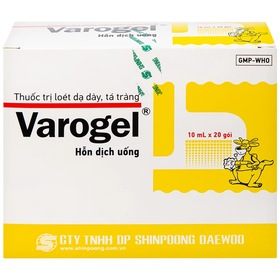 Hỗn dịch uống Varogel Shinpoong Deawoo điều trị viêm loét dạ dày, tá tràng