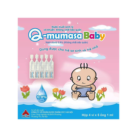 Nước Muối Sinh Lý Q-Mumasa Baby 0.9%