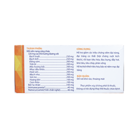 Thực phẩm bảo vệ sức khỏe Đại tràng Extra Tâm Bình (Hộp 60 viên)