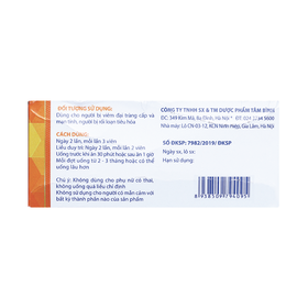 Thực phẩm bảo vệ sức khỏe Đại tràng Extra Tâm Bình (Hộp 60 viên)