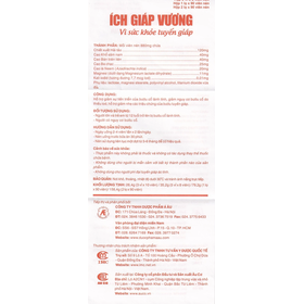 Thực phẩm bảo vệ sức khỏe Ích Giáp Vương (30 viên)