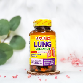 Thực phẩm bảo vệ sức khỏe MediUSA Lung Support (60 viên)