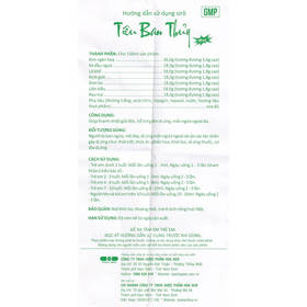 Thực phẩm bảo vệ sức khỏe Tiêu ban thủy new (150ml)