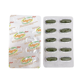 Thực phẩm bảo vệ sức khỏe Viên tuần hoàn não Migrin Plus (hộp 60 viên )